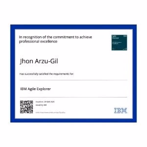 IBM Agile Explorer Certification